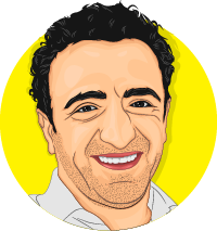 caricatura de hamdi ulukaya