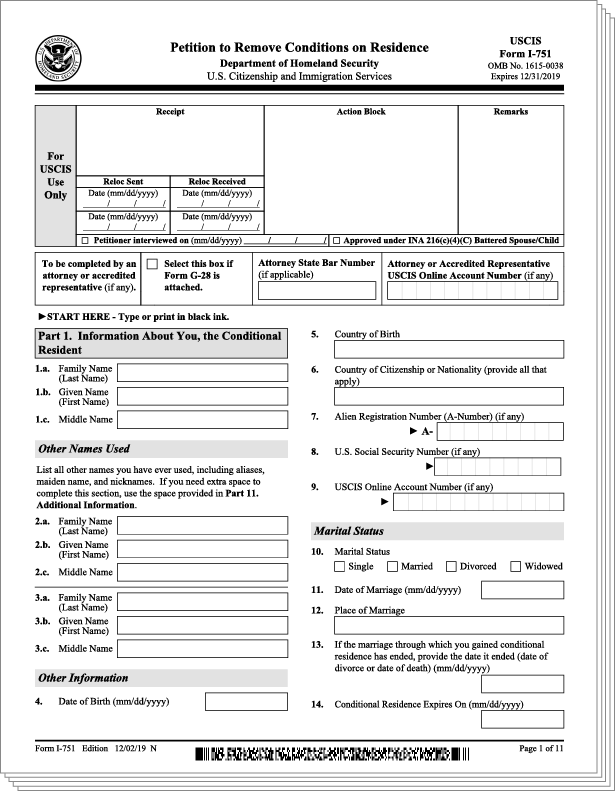 green card remove conditions permanent resident card