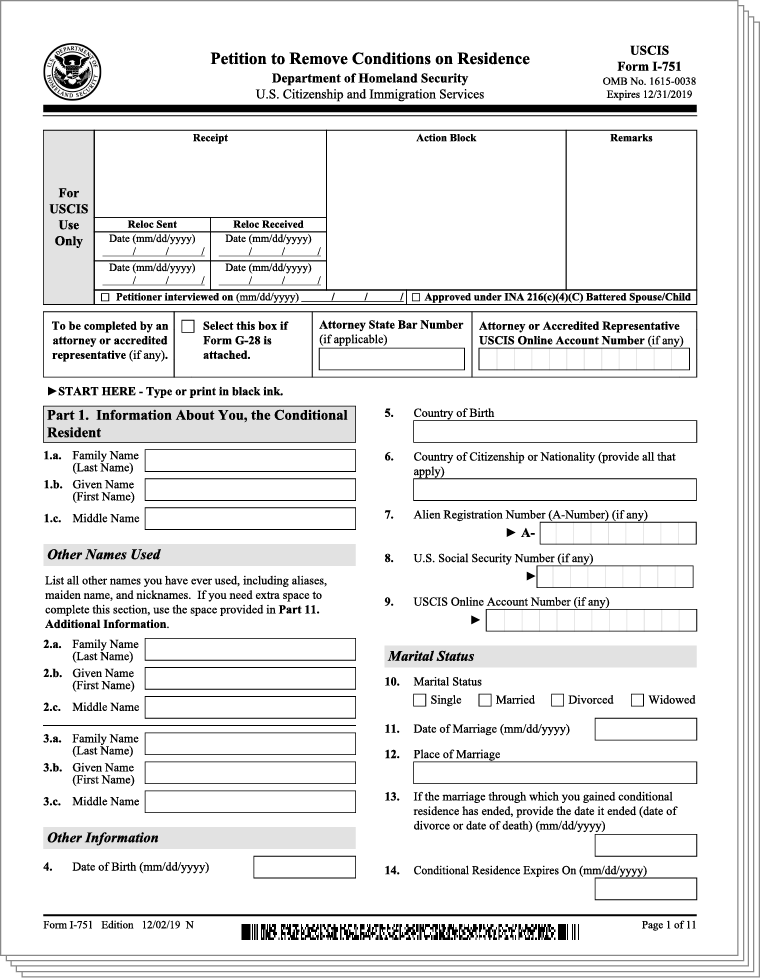 green card remove conditions permanent resident card