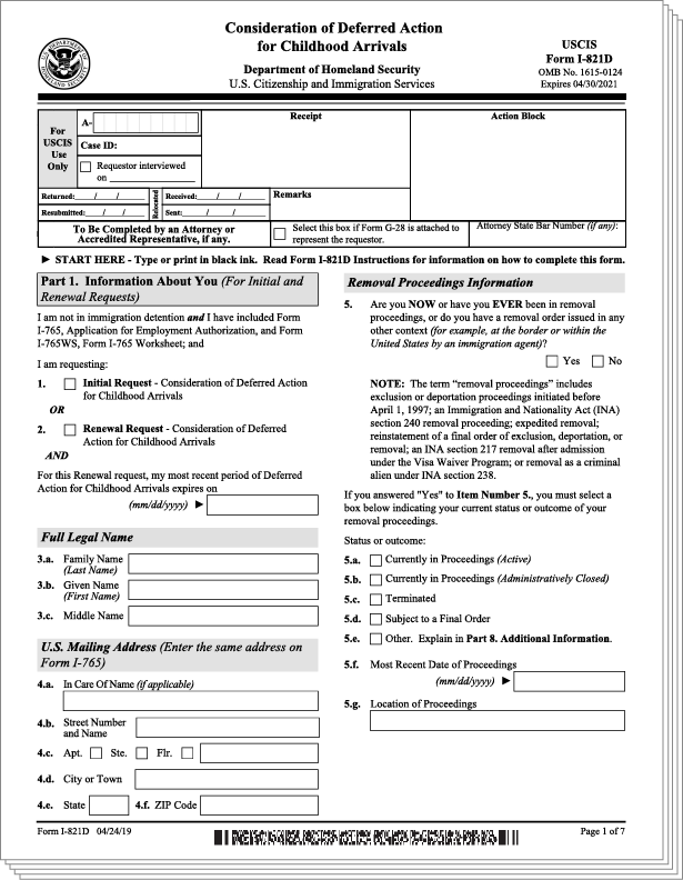 Online software access for you to complete your US immigration application