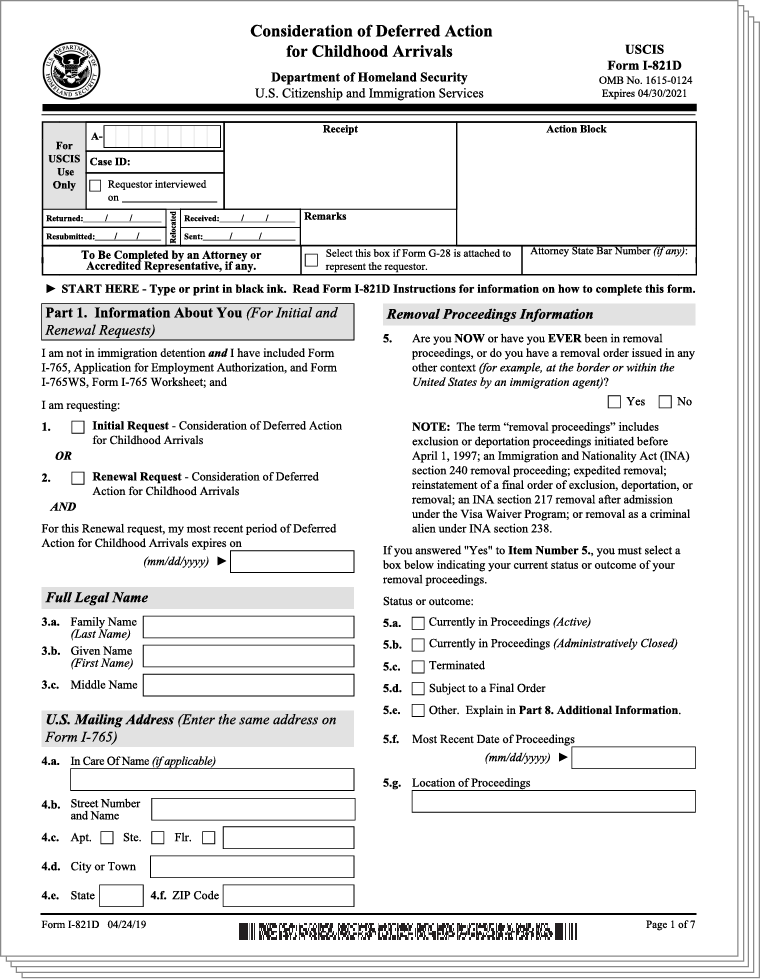 Online software access for you to complete your US immigration application